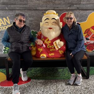 When Wu Temple: Lisa and Deborah with the Love god?