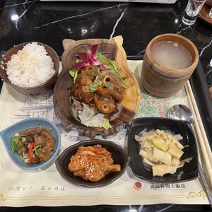 I opted for pork knuckles instead of hot pot.  OMG the bamboo shoots were amazing!!!