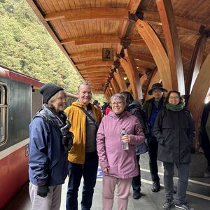 Getting off the train
