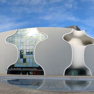 Taichung The National Theater (pano from Chau-Wen)