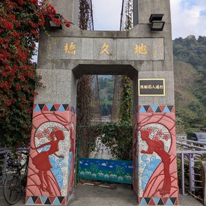 We did not get to cross the larger suspension bridge